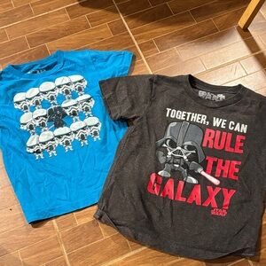 🌈4/$25🌈 Star Wars Kids T-Shirt Set - Blue and Gray